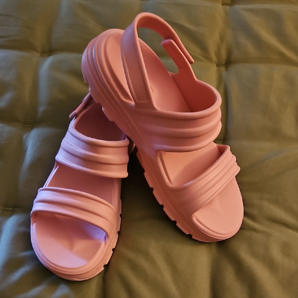 HUNTER WOMAN'S BLOOM ALGAE OINK SANDALS SIZE 7